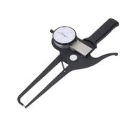 Outside Dial Caliper Gage, 0 to 50mm X 125mm External Straight Down Curved Up for Angle Measuring Outer Dia Wall Thickness