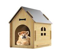 Outside Dog House | Detachable Kennel Dog Shelter | Rainproof Outside Kitten House, Puppy Retreat House for Cats, Puppy, Kitten, Pets