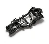 Outside Door Handle Carrier Bracket,Black Door Handle Inner Frame Carrier Replacement, Proper Fit Metal 3C0837886H Original Standard Simple to Install Right for B6 B7 Car Interiors