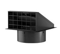 Outside Dryer Vent Covers, 4 Inch Exterior Exhaust Shield, Stainless Steel Vent Cap | Non-Return Flap and Removable Mesh | 1 Piece, for Kitchen, RV and Bathroom Use