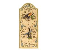 Outside In Design Birdberry Wall Clock & Thermometer