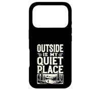 Outside Is My Quiet Place Camping Introvert Hiker Case for iPhone 17 Pro