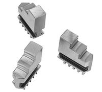 Outside Jaw Chuck Metal Lathe Jaws, 3pcs Pair, Self Centering, Durable 20CrMnTi - Extend Machine Functions, Short Cylindrical Mounting, Metal Processing Tool