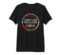 Outside Learning Home Education Dad Mom Squad Homeschool Premium T-Shirt