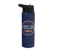 Outside Learning Home Education Dad Mom Squad Homeschool Stainless Steel Insulated Water Bottle