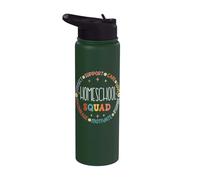 Outside Learning Home Education Dad Mom Squad Homeschool Stainless Steel Insulated Water Bottle