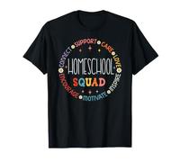 Outside Learning Home Education Dad Mom Squad Homeschool T-Shirt