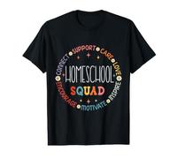 Outside Learning Home Education Dad Mom Squad Homeschool Value Graphic T-Shirt