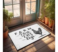 Outside Mats For Front Door Fresh Farm Eggs: A Rustic Chicken Sign Doormat Emo Room Decor Retro Rug(65X90CM)