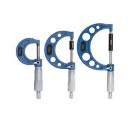 Outside Micrometer, 0.01mm Accuracy, 0-100mm Bearing Steel, Precision Measuring Tool for Mechanics, Engineers