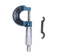 Outside Micrometer Stainless Steel Thickness Measuring Tool with Wrench 0.01mm for Precision Engineering and Machinery Maintenance Durable and Portable Design (0-25mm)