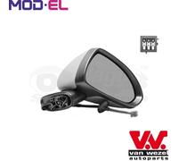 VAN WEZEL 3750806 Outside Mirror for OPEL