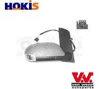 Exterior mirror Right Complete Mirror 5856818 VAN WEZEL for VW TOURAN