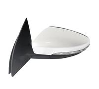 Outside Mirror Assembly Side Mirror Assembly For VW For Scirocco 2009 2010 2011 2012 2013 2014 2015 2016 2017 2018(9 Wires White L)