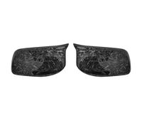 Outside Rearview Cover Compatible With For E60 E61 E63 E64 2003 2004 2005 2006 2007 2008 Car Rearview Mirror Cap Side For Wing Mirror Cover(Forged Carbon Look)