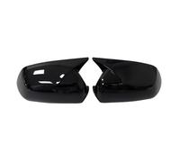 Outside Rearview Cover Compatible With VW For Polo 2005 2006 2007 2008 2009 Car Rearview Side Mirror Cover For Wing Cap Door Exterior Housing Shell Trim ABS(Gloss Black)