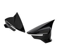 Outside Rearview Cover For Seat For Leon MK3 MK3.5 5F ST For Cupra 2013-2019 Black Wing Mirror Covers Rearview Mirror Case Cover Gloss Black Side wing outer shell