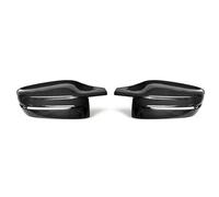 Outside Rearview Mirror Cover For BMW 2 3 4 5 7 Series G20 G21 G28 G22 G11 G12 G42 For M4 G30 G38 Bright Black Side Wing Rearview Mirror Cover Caps(RHD-Bright black)