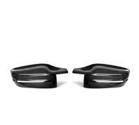 Outside Rearview Mirror Cover For BMW 2 3 4 5 7 Series G20 G21 G28 G22 G11 G12 G42 For M4 G30 G38 Bright Black Side Wing Rearview Mirror Cover Caps(LHD-Carbon pattern)