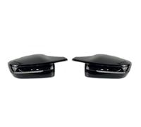 Outside Rearview Mirror Cover For BMW 3 4 5 7 Series G20 G21 G28 G22 G11 G12 G30 G38 Bright Black Side Wing Rearview Mirror Cover Caps LHD RHD(Left hand drive)