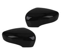 Outside Rearview Mirror Cover For Clio Mk4 2012-2019 Cover Housing Left Right Side Door Wing Car Rearview Mirror Shells(2*Glossy Black Left Right)