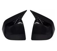 Outside Rearview Mirror Cover For Tesla For Model Y Paste Style Rearview Cover Reverse Mirrors Shell Case Housing Carbon Fiber Black(A pair bright black)