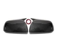 Outside Rearview Mirror Cover For Toyota For Highlander 2008-2013 2piece Car Right Left Side Door Wing Rearview Mirror Trim Cover Cap ABS Glossy Black(Carbon Look)
