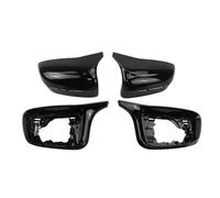 Outside Rearview Mirror Cover Rearview Mirror Cap Wing Side Mirror Cover For BMW For 3 4 5 7 8er For G20 For G21 G28 G11 G12 G14 G15 G16 G30 G31 G38 G22 LHD(Bright Black)