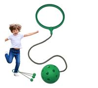 Outside Skip Ball - Primary Technical PP Soft Rubber, 50cm Cord Jumping Loop, Deep Semantic Ankle Swivel Coordination Toy, Secondary Material 7cm Padded Sphere | Gear for Parks & Playgrounds