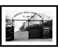 Outside St James Park Stadium 1964 Newcastle United Framed Photo Memorabilia
