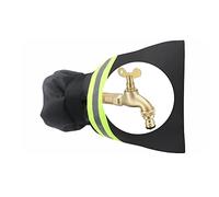Outside Tap Covers for Winter, Tap Cover with Reflective Strip, Thickened Outdoor Tap Cover Jacket Insulated Protector from Frost Freezing(22 * 18 * 5cm, Black)