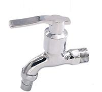 Outside Tap Faucet Bathroom Sink Taps Single Cold Fast Start Long Faucet Washing Machine Faucet Slotted Bathroom Basin Sink Hot Cold Taps Mixer Basin Brass Sink Mixer Taps Non- Concussive Bathroom Fau