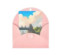 Outside The Castle Gate Blank Greeting Cards, Thank You Cards And Envelopes, 4x6 Inch,& Wedding, Baby Shower, Party.