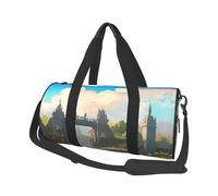 Outside the Castle Gate Canvas travel bag, large capacity, can be carried on the shoulder