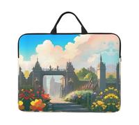 Outside The Castle Gate Printed Laptop Sleeve 16.5 * 12.2", Business and Casual Dual use, Suitable for Some laptops
