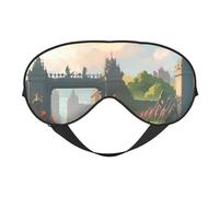 Outside The Castle Gate Soft Eye Mask. Unisex, Comfortable and Breathable, Suitable for Daily Rest. Helps You Quickly Enter Deep Sleep.
