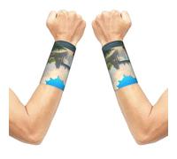 Outside the Castle Gate Wrist sleeve.Elastic Athletic Sleeve Pair,