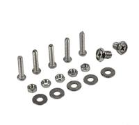 Outside Wall Corner Mount for Eufy for solocam S340 Stainless Steel PTZ Camera Bracket 90 Degree Wedge Anti Rust Security Holder Silver 3.23x2.55x2.36 Inch(Screw set)