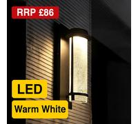 Outside Wall Lights Mains Contemporary Glass Lantern 240V IP44 Garden