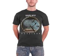 Outsider Mens New Grey T Shirt Black XXL