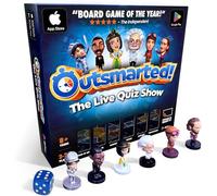Outsmarted Live Quiz Show Interactive Board Game - 2026 UK Edition, Age 8+ | For Kids, Teens & Adults, Interactive Family Trivia Game, 2-24 Players, 10,000+ Questions, Remote Play Option
