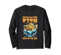 Outsmarting Fish Even on The Ice Long Sleeve T-Shirt