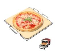 Outspark Pizza Stone with Rack for Ninja Woodfire OO101 8 in 1 Outdoor Pizza Oven, Baking Stone Set for Oven and Grill Cooking, Pizza Oven Accessories for Ninja OO100 Series