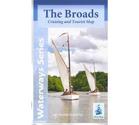 Outstanding Map Distributors Ltd Laminated Waterproof Heron Norfolk Broads Cruising and Tourist Map