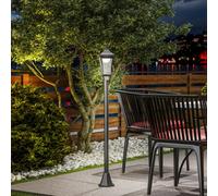 Outsunny 1.3 m LED Garden Lamp Post Light - Waterproof IP44 - Cool White | TJ Hughes