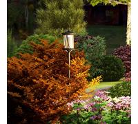 OUTSUNNY 1.3 M LED Outdoor Street Light, Waterproof IP44, Cool White in Black | Size: 1 Pack Outsunny Black 1 Pack