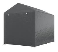 Outsunny 1.6 X 2.2M Garden Storage Shed Portable Shed Tent, Dark Grey, Grey