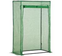 Outsunny 100 x 50 x 150cm Greenhouse w/ Zipper Roll-up Door Outdoor Green | TJ Hughes