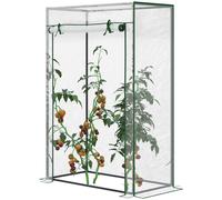 Outsunny 100 x 50 x 150cm Greenhouse w/ Zipper Roll-up Door Outdoor Transparent