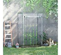 Outsunny 100 X 50 X 150Cm Greenhouse W/ Zipper Roll-Up Door Outdoor Transparent